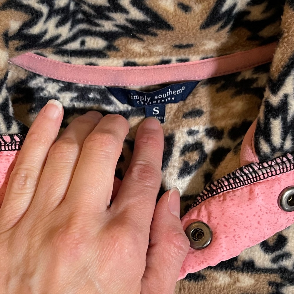 Simply Southern | Fleece Bundle | Plum/Navy & Aztec Print/Pink Trim - Picture 10 of 15